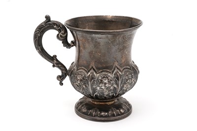 Lot 485 - A William IV silver christening mug, by Edward Barnard & Sons