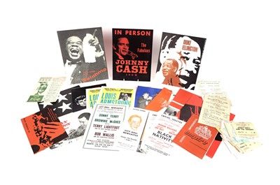 Lot 349 - A collection of music related tickets, programmes, and ephemera, mostly from City Hall Newcastle