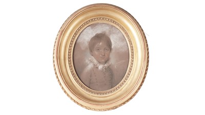 Lot 548 - Late 18th Century British School - Portrait of a Young Boy Called George Richmond | pastel