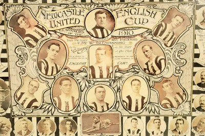 Lot 278 - A Newcastle United F.C Winners of the English Cup commemorative poster