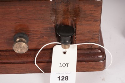 Lot 128 - A railway signal box and a wall mounting bell