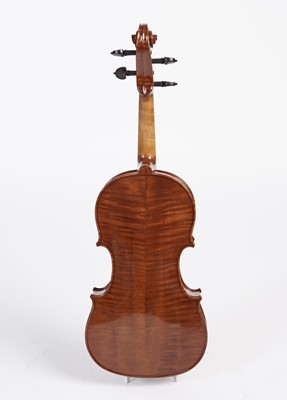 Lot 52 - A Chinese model V871 viola; and bow stamped 'A Zeller'