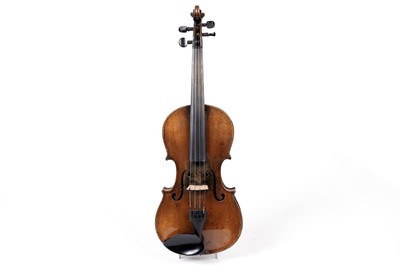 Lot 200 - A German 'Stainer' violin; and nickel silver mounted bow