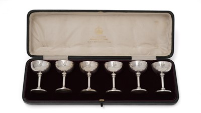 Lot 312 - A set of six liqueur tots