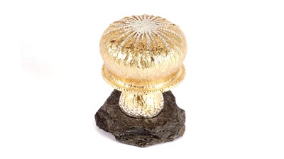 Lot 530 - A silver Surprise Easter Mushroom, by Christopher Lawrence