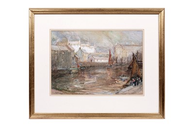 Lot 52 - John Hall - Shimmering Waters and Sailboats at Port | watercolour