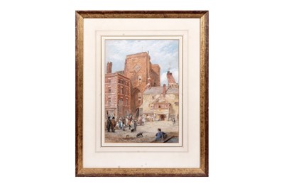 Lot 23 - Attributed to Thomas Miles Richardson - The Moot Hall, Hexham | watercolour