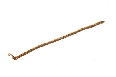Lot 475 - An Italian 9ct yellow gold chain bracelet