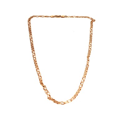Lot 334 - A 9ct yellow gold chain necklace