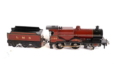 Lot 63 - A Bassett-Lowke 0-Gauge 4-4-0 locomotive and six-wheel tender