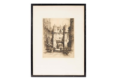 Lot 28 - Albany E. Howarth ARE - Micklegate York, and Winchester West Gate | etchings