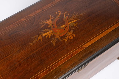 Lot 719 - A Picard-Lion Swiss cylinder music box