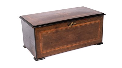 Lot 719 - A Picard-Lion Swiss cylinder music box