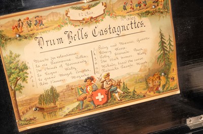Lot 719 - A Picard-Lion Swiss cylinder music box