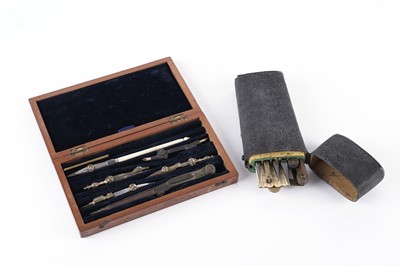 Lot 447 - Two sets of draughtman's instruments