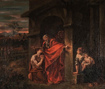 Lot 638 - Attributed to Alexander Runciman - The Prodigal Son | oil