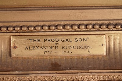 Lot 638 - Attributed to Alexander Runciman - The Prodigal Son | oil