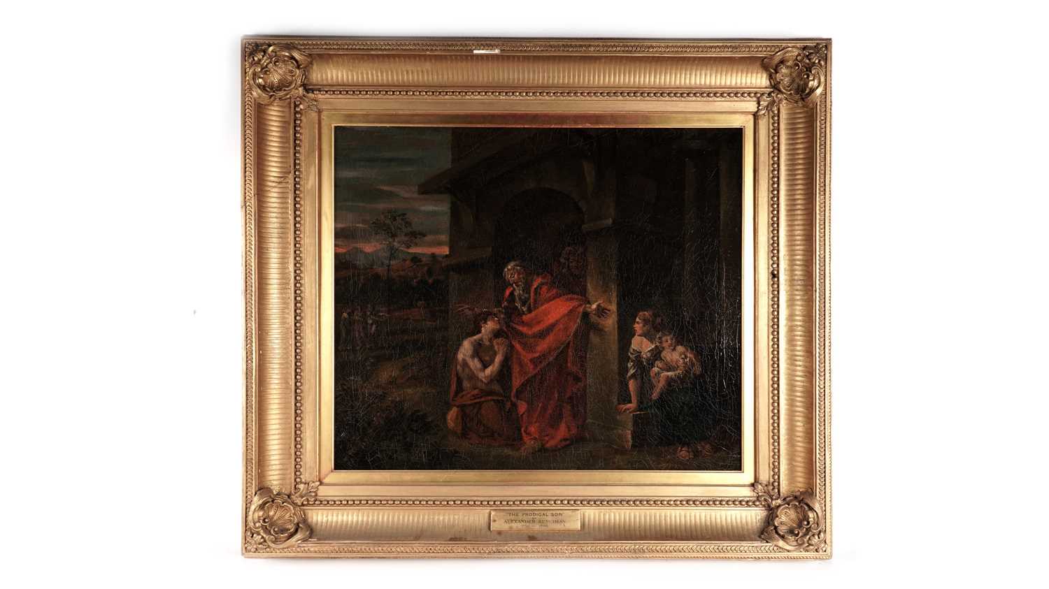 Lot 638 - Attributed to Alexander Runciman - The Prodigal Son | oil