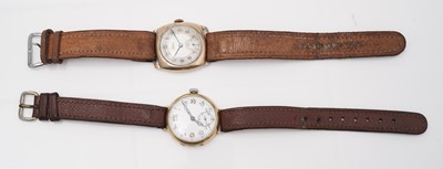 Lot 462 - Wristwatches by Longines and Elco