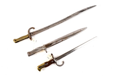 Lot 490 - Three bayonets