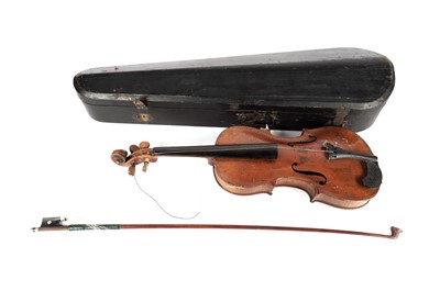 Lot 10A - A violin