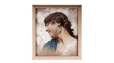 Lot 549 - 19th Century Italian School - Portrait of a Young Lady | pastel