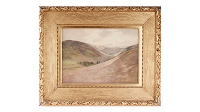 Lot 578 - Thomas Scott RSA - A Deserted Landscape | watercolour