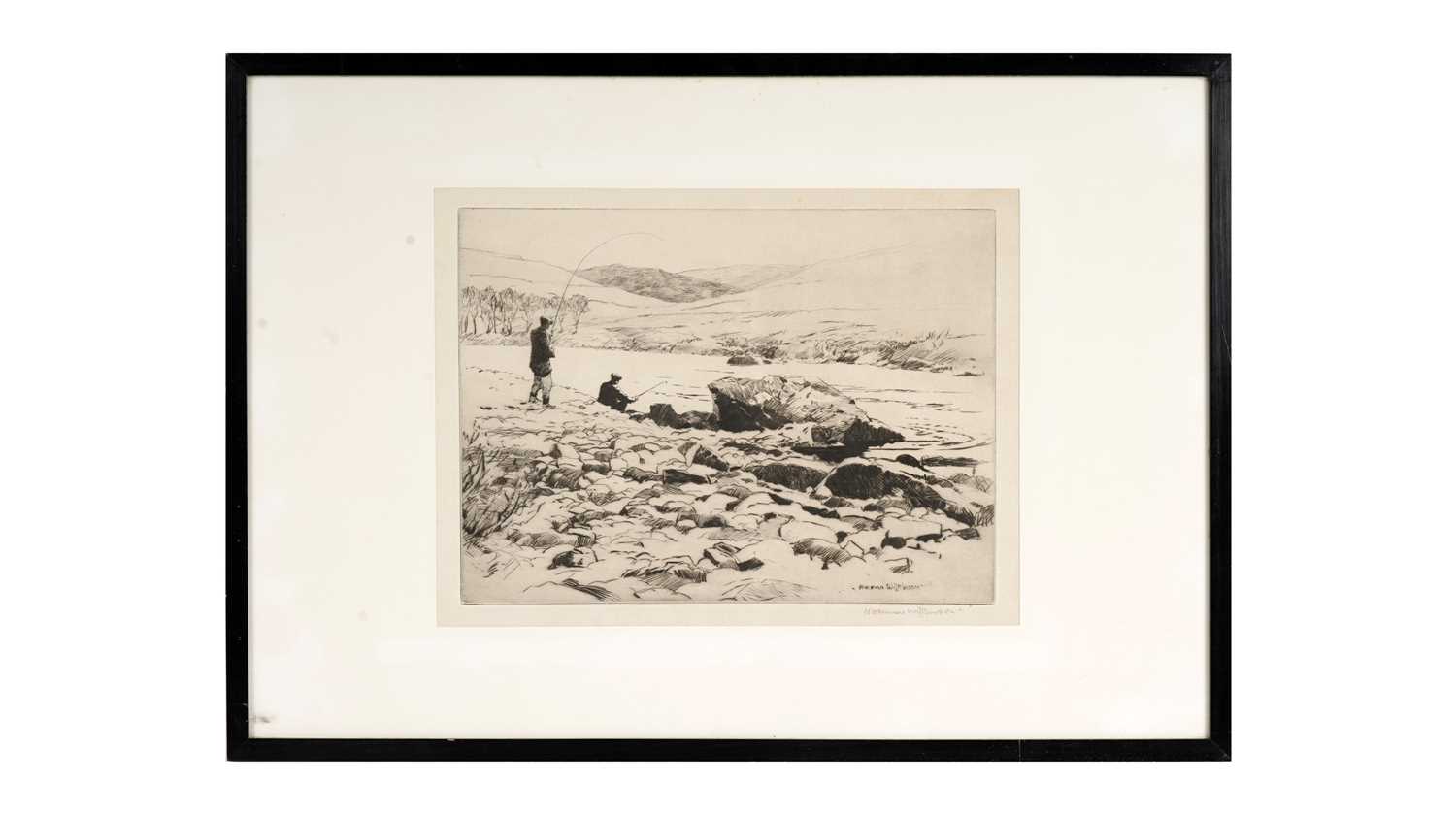 Lot 534 - Norman Wilkinson CBE - The Stream Pool | dry point