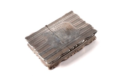 Lot 504 - A silver snuff box, by George Randle