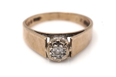 Lot 560 - A single stone diamond ring