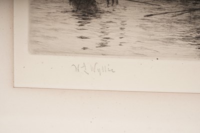 Lot 541 - William Lionel Wyllie - ‘HMS Victory Entering Dry Dock’ | drypoint