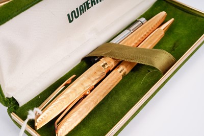 Lot 418 - Three vintage Waterman pens