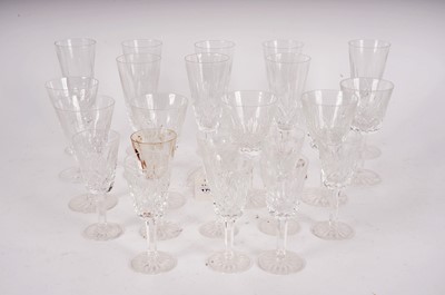 Lot 179 - A collection of Waterford cut crystal stemmed glasses