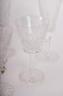 Lot 179 - A collection of Waterford cut crystal stemmed glasses
