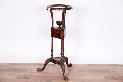 Lot 84 - A mid 18th Century style mahogany wig stand