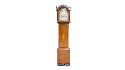 Lot 856 - William Tickle of Newcastle: A 19th Century longcase clock with mahogany case