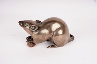 Lot 776 - Pair of Japanese bronze rats