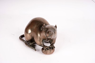 Lot 776 - Pair of Japanese bronze rats