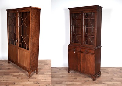 Lot 71 - An early 20th Century mahogany bookcase