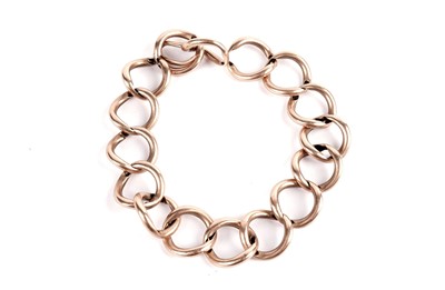 Lot 562 - A rose gold bracelet