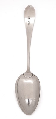 Lot 10 - A teaspoon by William Byers, Aberdeen