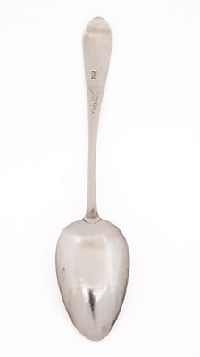 Lot 16 - A teaspoon by Nathaniel Gillet, Aberdeen