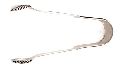 Lot 18 - A pair of sugar tongs by Andrew Davidson, Arbroath