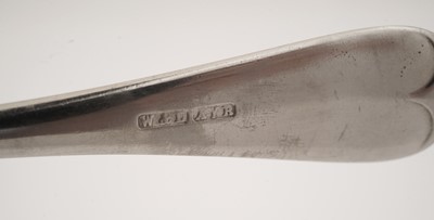 Lot 22 - A dessert spoon by Wilkinson and Limond, Ayr