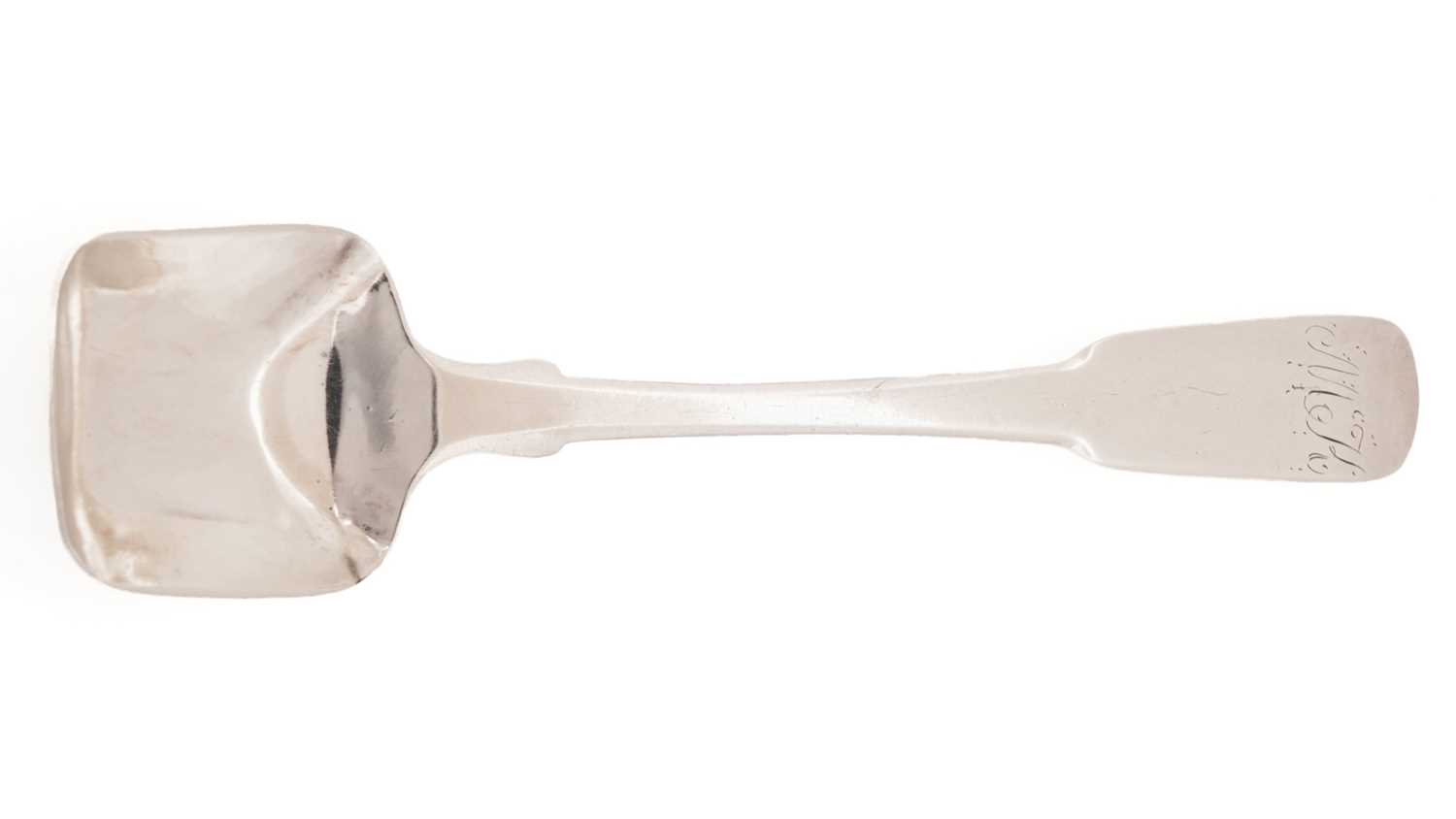 Lot 25 - A sugar spoon by George Elder, Banff