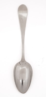 Lot 33 - A teaspoon by John Keith, Banff