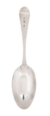 Lot 34 - A tablespoon by William Byers, Banff