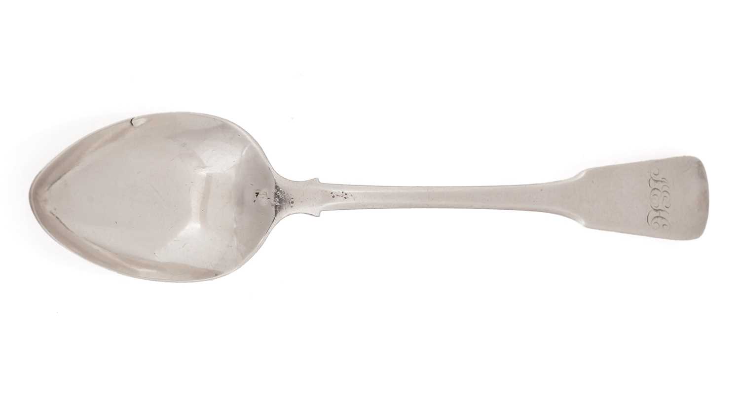 Lot 48 - A dessert spoon by Mark Hinchcliffe, Dumfries