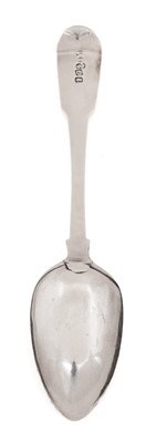 Lot 57 - A teaspoon by John McLean, Dumfries