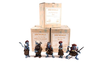 Lot 228 - A collection of Terry Pratchett Discworld hand cast and painted figures
